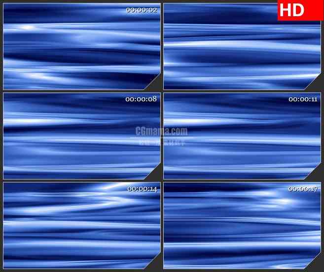 BG1178-蓝色波浪条纹动态LED高清视频背景素材
