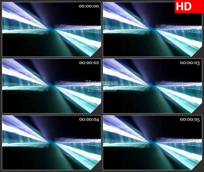 BG1344-瓦伦西亚桥蓝色夜色动态LED高清视频背景素材