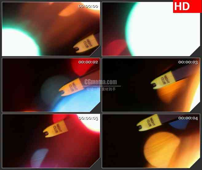 BG1358-转盘针演唱会灯动态LED高清视频背景素材