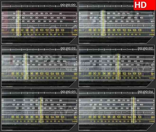 BG1396磁带播放器扫描仪特写动态LED高清视频背景素材