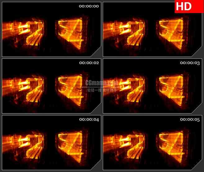 BG1509瞬息变化的数字光斑 动感火光 高清LED大屏视频背景素材