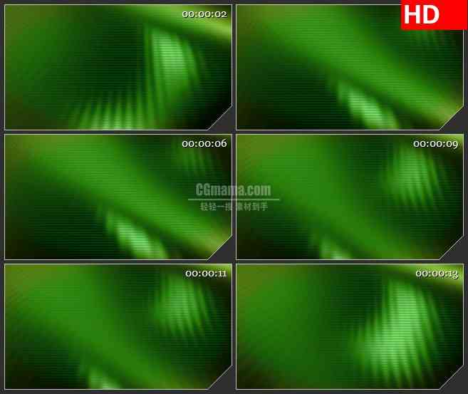 BG1590抽象绿色条纹光 高清LED大屏视频背景素材
