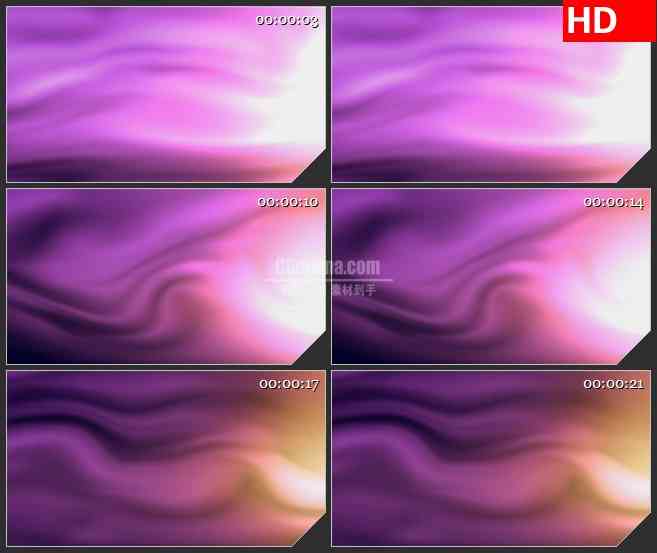 BG2611粉红色波浪漂浮移动变换高清led大屏视频背景素材