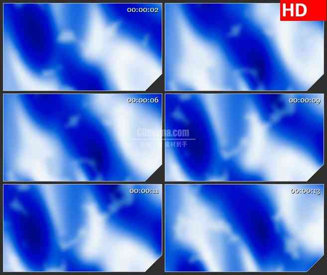 BG2896抽象运动的蓝白光高清led大屏视频背景素材
