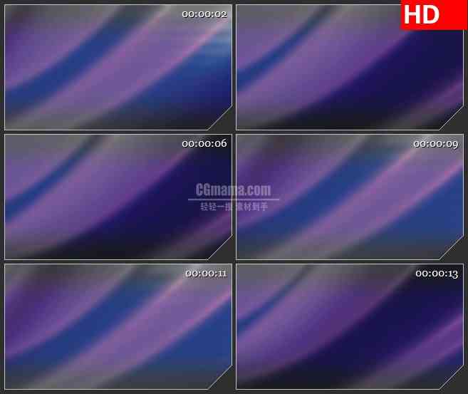BG2897抽象运动的蓝紫色光辉高清led大屏视频背景素材