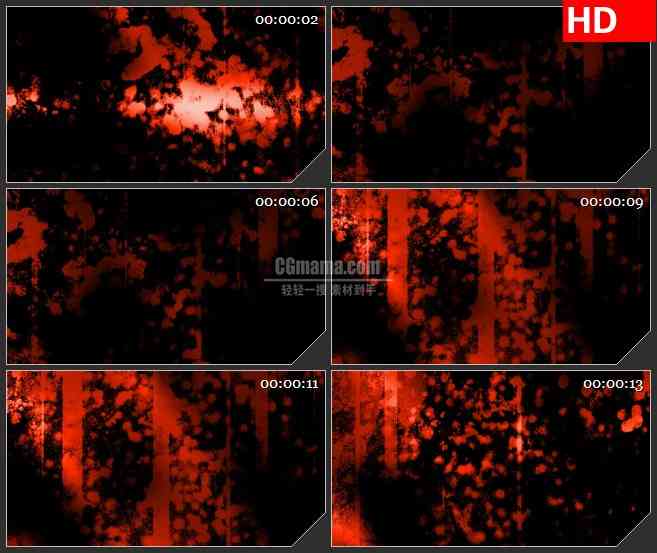 BG2952红与黑 强视觉冲击力动态图高清led大屏视频背景素材