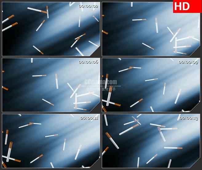 BG3017散落的香烟高清led大屏视频背景素材