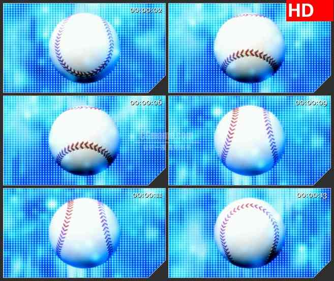 BG3070旋转的棒球特写高清led大屏视频背景素材