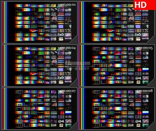BG3277静态播放的电视墙led大屏背景高清视频素材