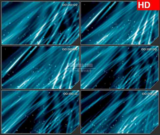 BG3282空幽的海底世界 蓝色光线led大屏背景高清视频素材