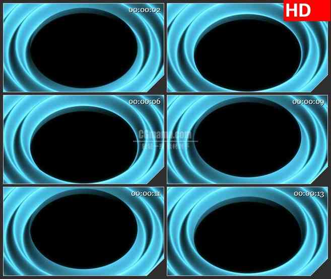 BG3310蓝色漩涡 黑洞led大屏背景高清视频素材
