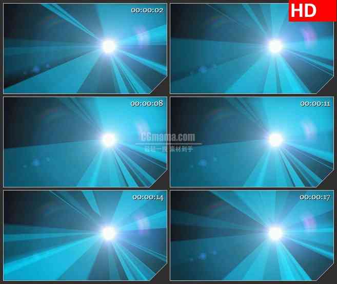BG3377闪耀的蓝色光线 led大屏背景高清视频素材