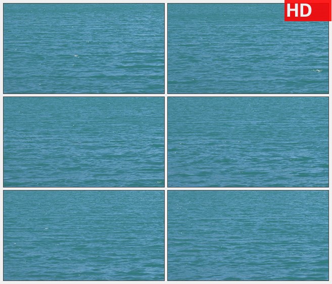 ZY1647蓝色海水水波高清实拍视频素材