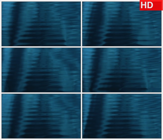 ZY1649蓝色流体缓慢波纹波动高清实拍视频素材