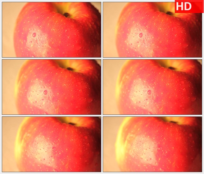 ZY1739熟透的红苹果特写高清实拍视频素材高清实拍视频素材