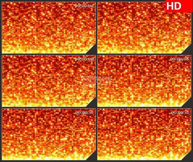 BG3541橙红色火焰渐变光斑上升运动led大屏背景高清视频素材