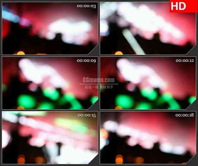 BG3724朦胧动态光晕led大屏背景高清视频素材
