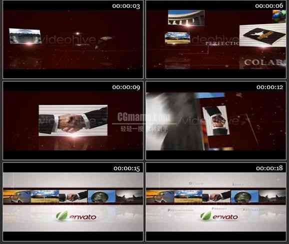 AE2265-连线视频动画 商务类企业宣传