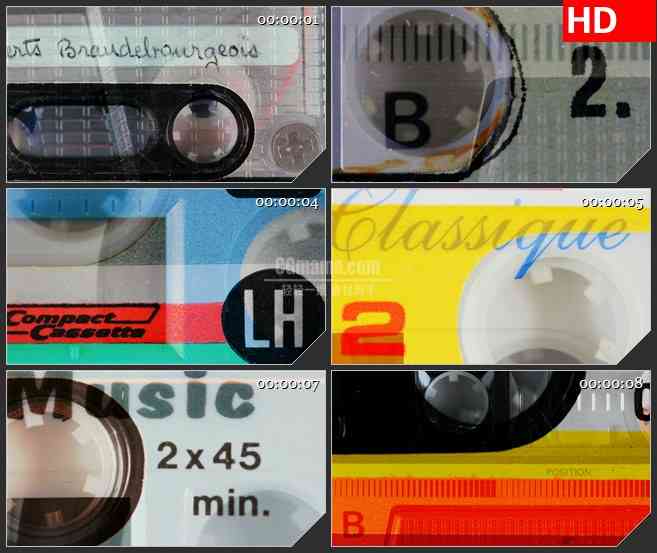 BG3887音乐元素混搭 led大屏背景高清视频素材