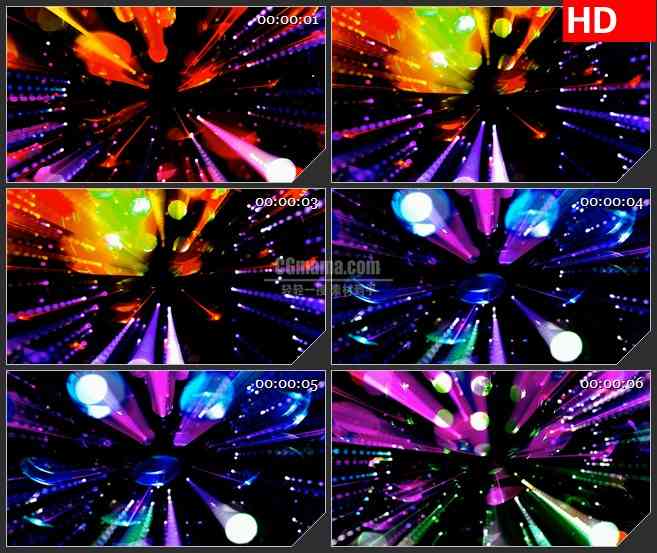 BG4054歌舞厅闪动的灯光球led大屏背景高清视频素材