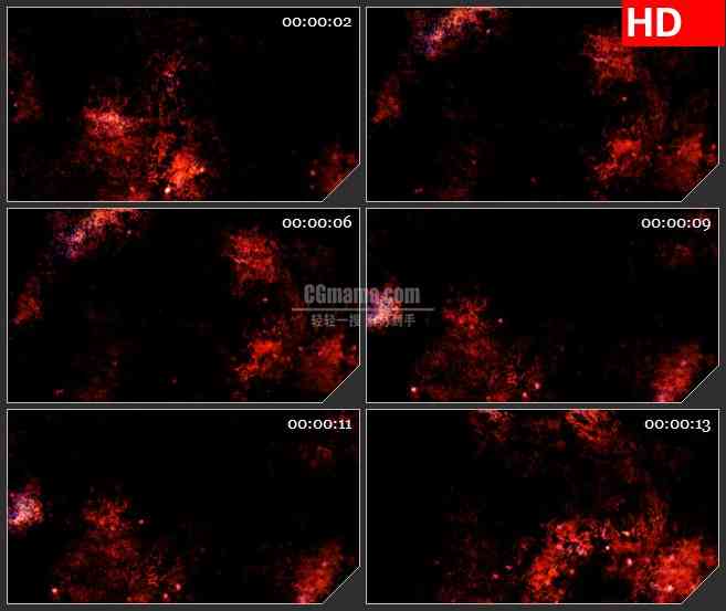BG4133红色岩石纹理颗粒粒子飞舞led大屏背景高清视频素材