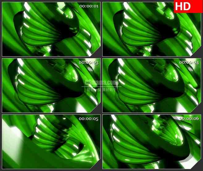BG4225绿色半透明螺旋转动动态背景led大屏背景高清视频素材
