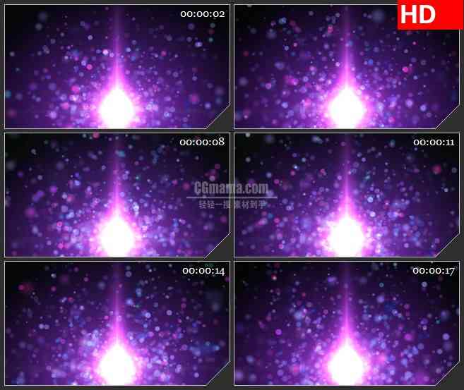 BG4288闪闪发光的颗粒光斑紫色背景led大屏背景高清视频素材