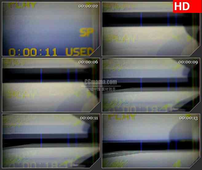 BG4304视频VCR及时数字干扰信号led大屏背景高清视频素材