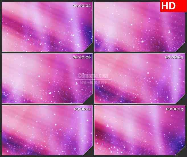 BG4561粉红色紫色背景白色泡泡粒子飞出led大屏背景高清视频素材